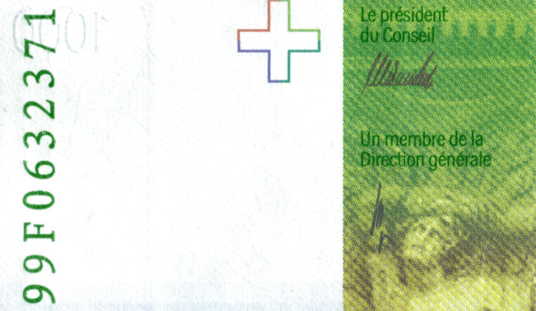 1000 francs, 1999
